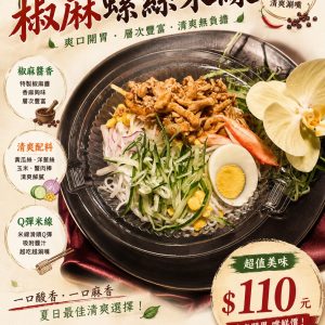 尚琳夏日招牌~*椒麻*螺絲米線~~熱到吃不下嗎?來試試這款夏日限定米線兒!!!辣度破表!CP值破表!!!